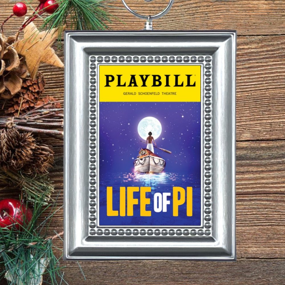 Life Of Pi Broadway Musical Playbill Christmas Tree Ornament